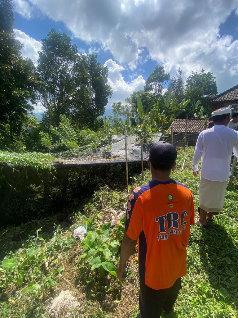 Senderan Jebol di Banjar Pelaga, Desa Pelaga, Kecamatan Petang Tanggal 20 Mei 2023